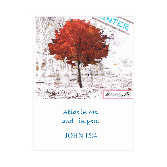 Winter Scripture Inspirational Art
