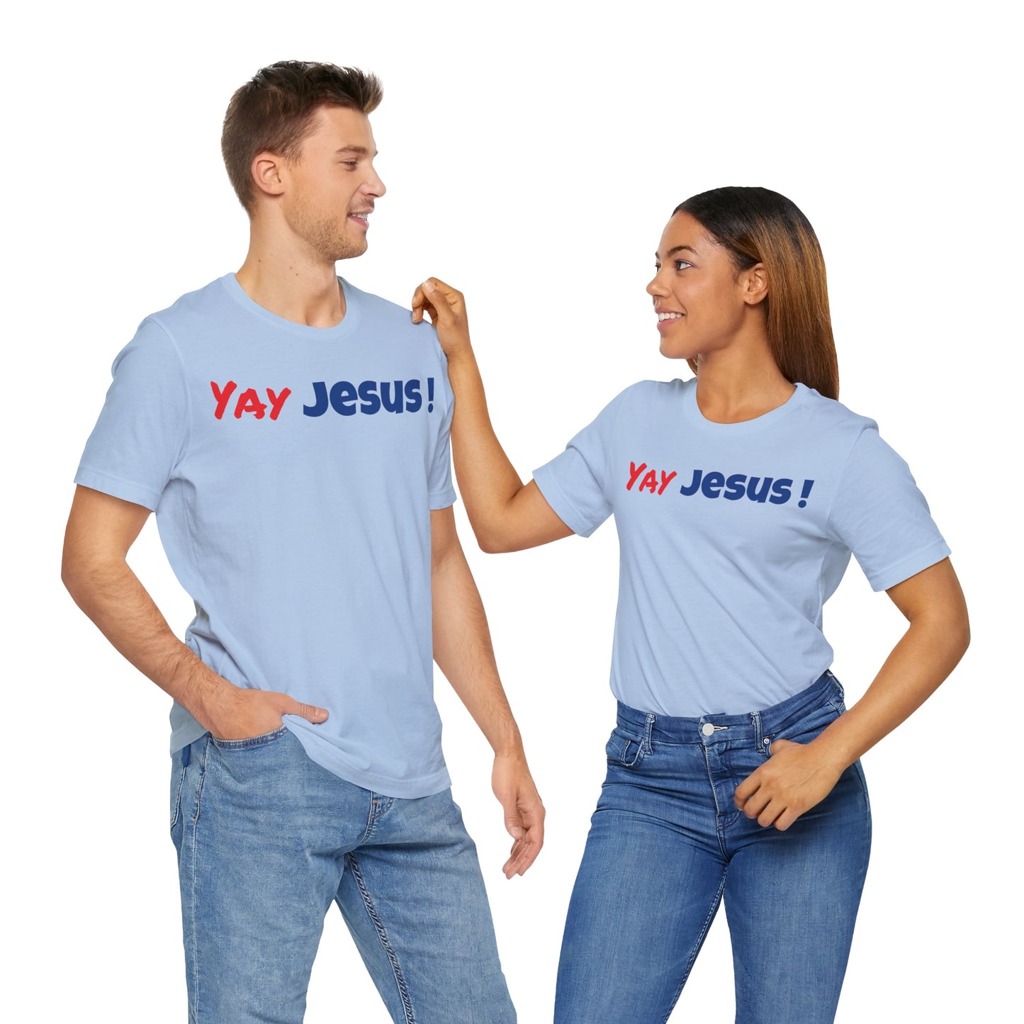 Yay Jesus! Unisex Jersey Short Sleeve Tee
