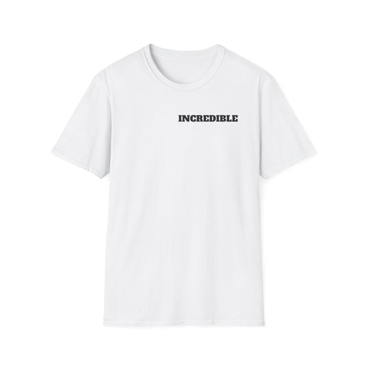 Incredible Tshirt, Graphic Tee, Casual Top, Cool Shirt, Comfortable Tee, Unisex Apparel for Men and Women