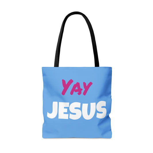 YAY JESUS Tote Bag (AOP)