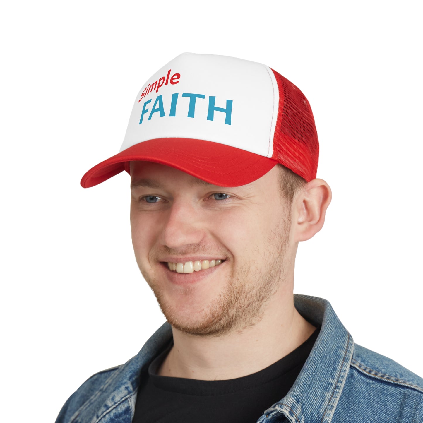 Simple Faith Hat, Religious Baseball Cap, Christian Dad Hat, Inspirational Hat, Unisex Prayer Cap Jesus Wear