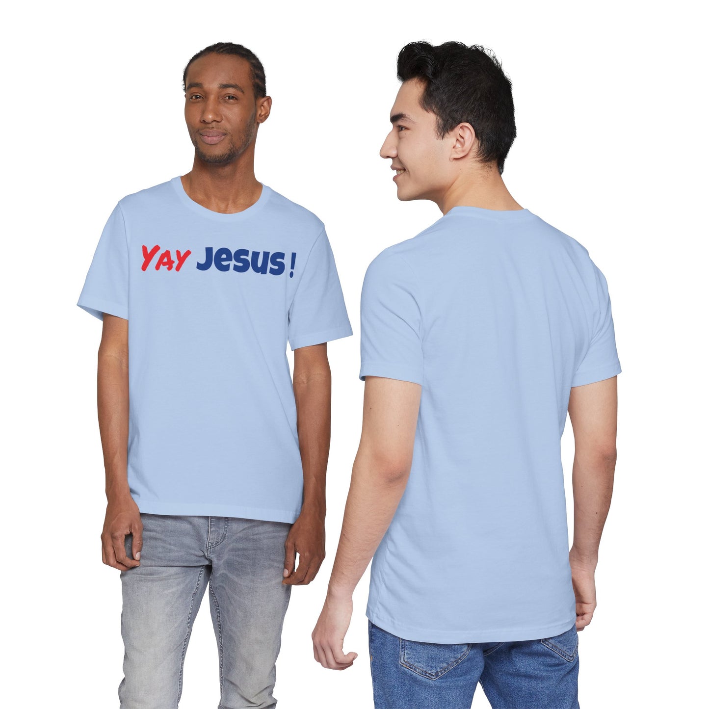 Yay Jesus! Unisex Jersey Short Sleeve Tee