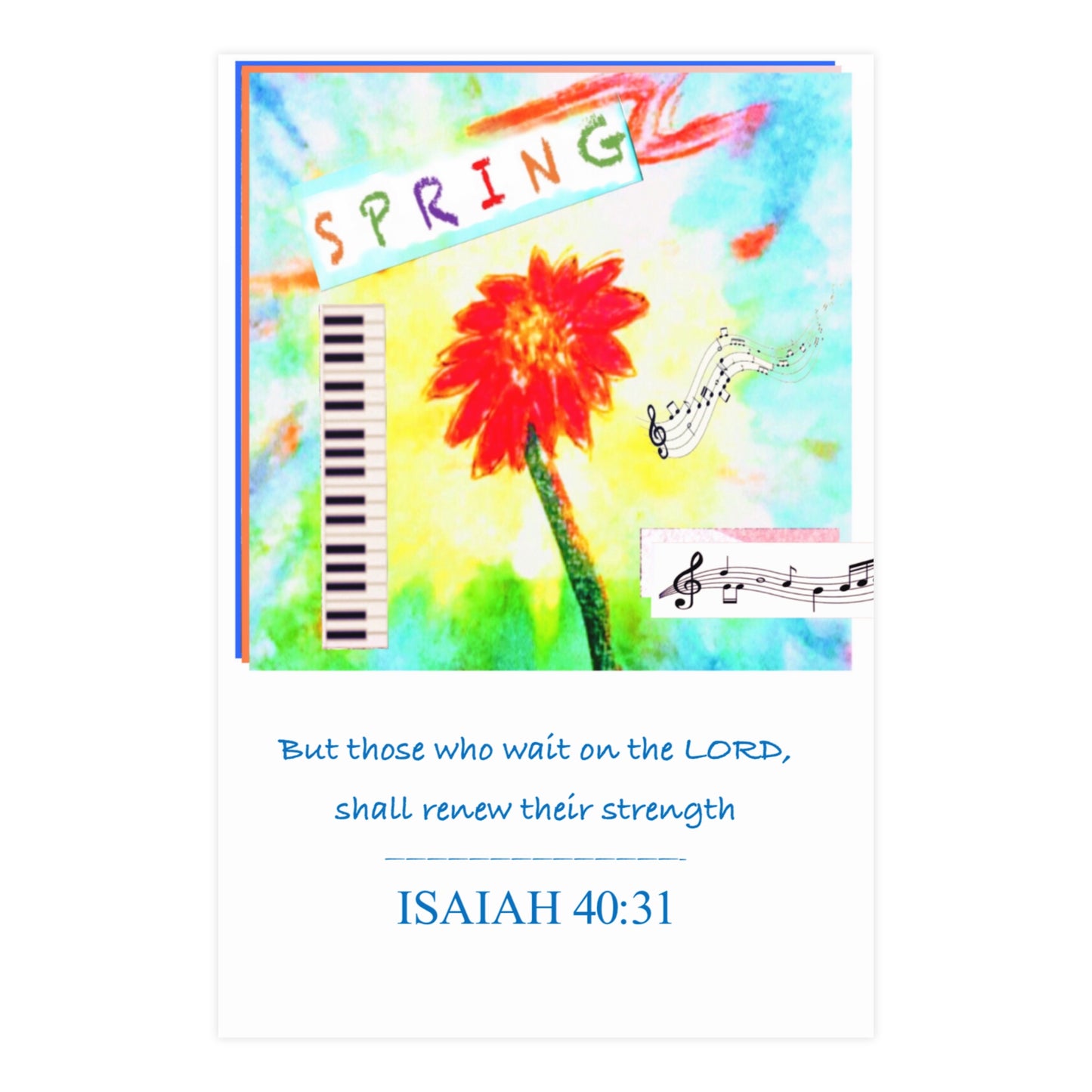 Spring Scripture Wall Art