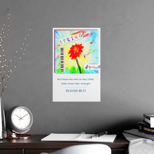 Spring Scripture Wall Art