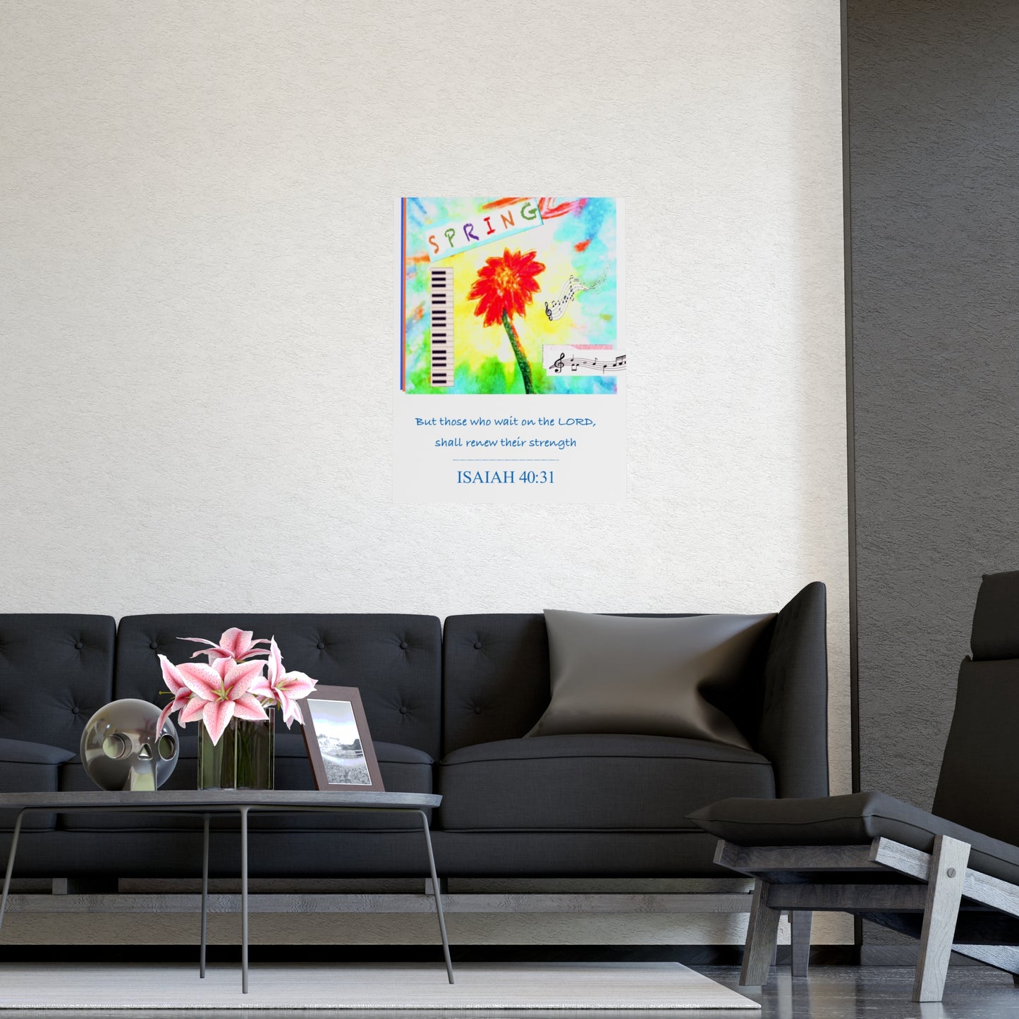 Spring Scripture Wall Art