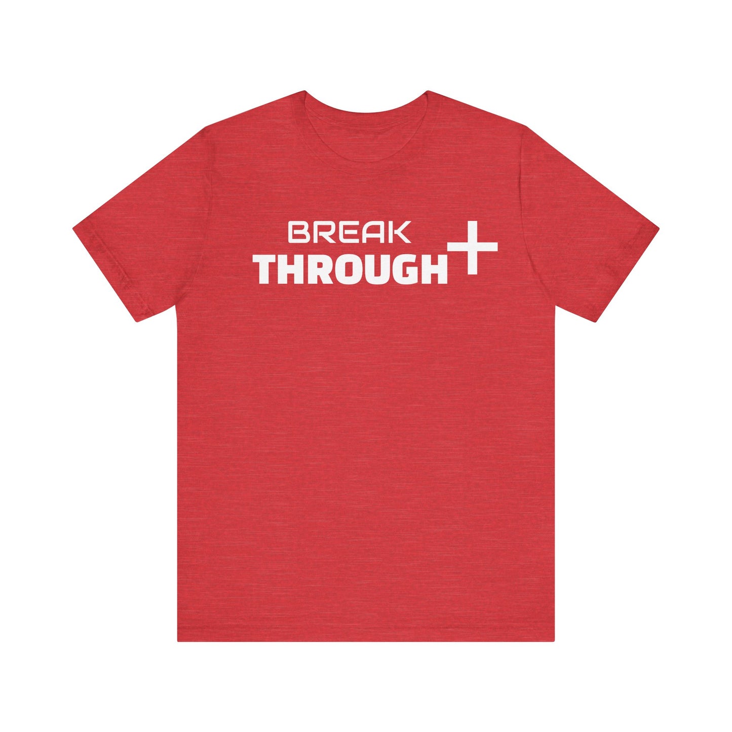 Breakthrough Unisex Tee, Inspirational Short Sleeve Shirt, Motivational Graphic Tshirt, Positive Quote Top, Empowering Tees, Encouraging