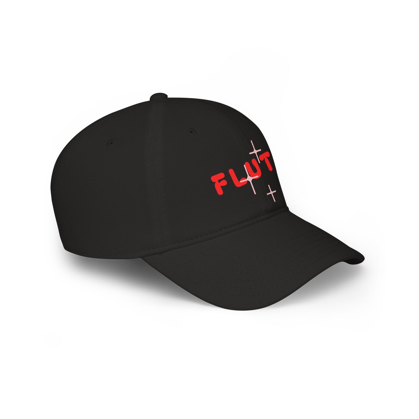 Flute Cross Embroidered Cap