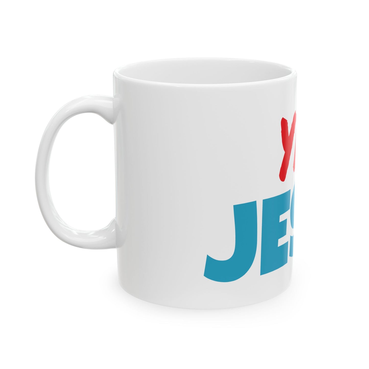 Yay Jesus Ceramic Mug, Christian Coffee Cup, Religious Drinkware, 11oz, 15oz, Have Jesus on your Cup