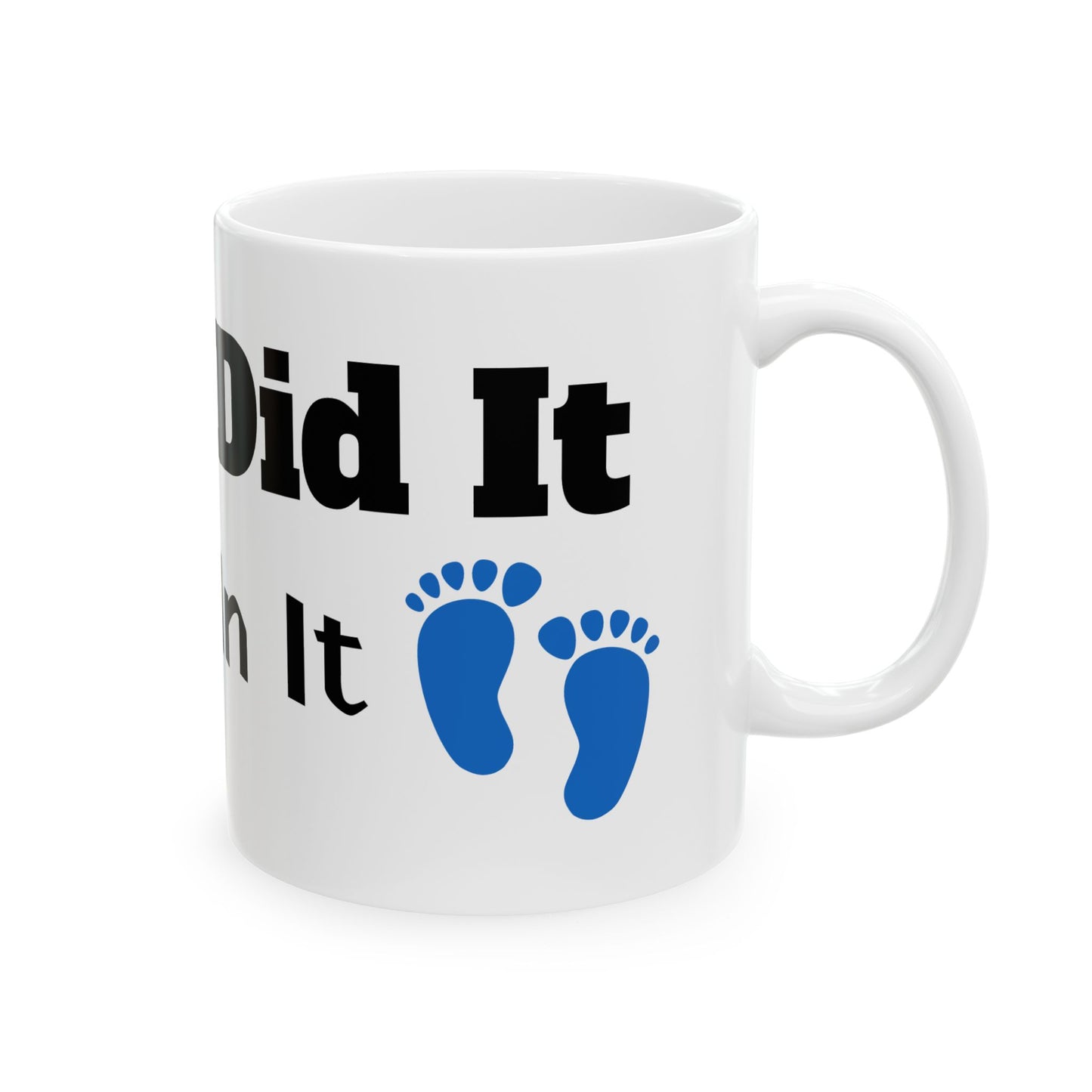 JESUS DID IT Religious Ceramic Mug, Christian Coffee Cup, Jesus Did It Drinkware, Faithful Tea Mug, Inspirational Cup, Christian Gift