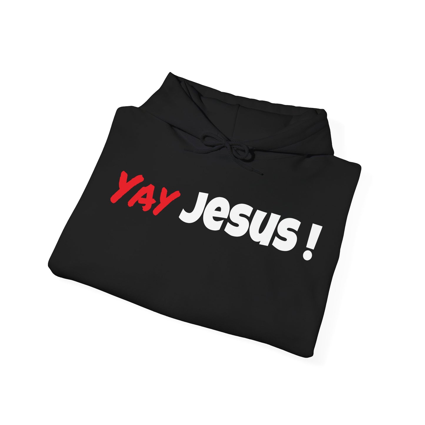 Yay Jesus Hoodie Gift, Christian Sweatshirt, Religious Shirt, Unisex Hooded Pullover, Religious Clothing