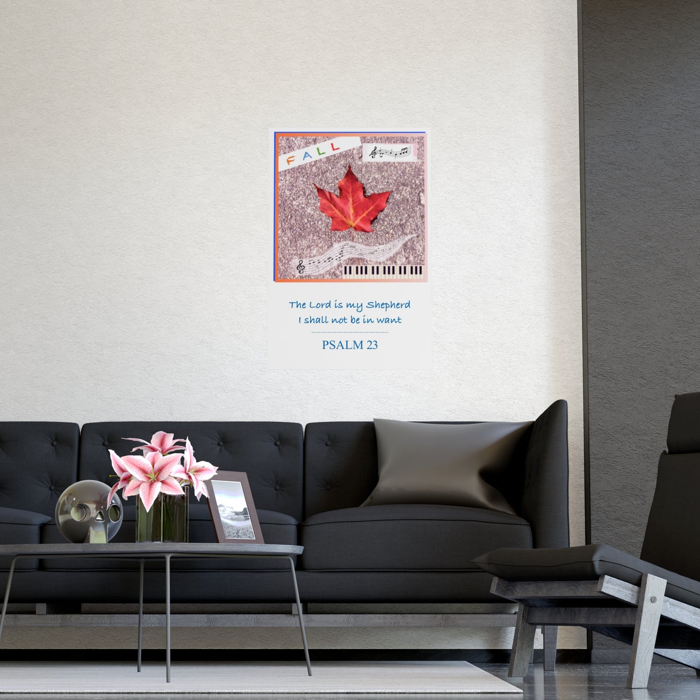 Seasonal Psalm Posters FALL season