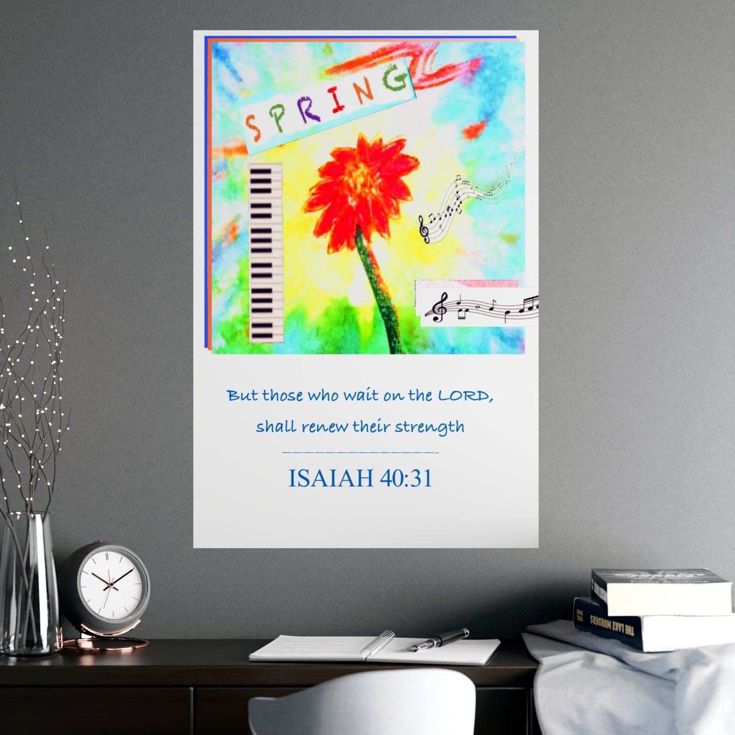 Spring Scripture Wall Art