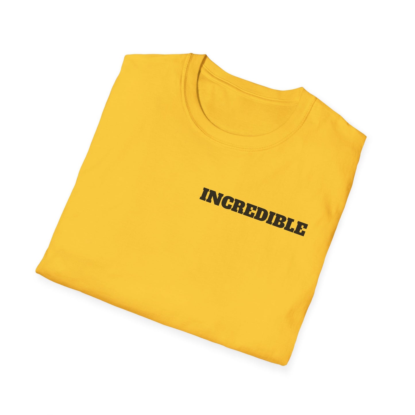 Incredible Tshirt, Graphic Tee, Casual Top, Cool Shirt, Comfortable Tee, Unisex Apparel for Men and Women