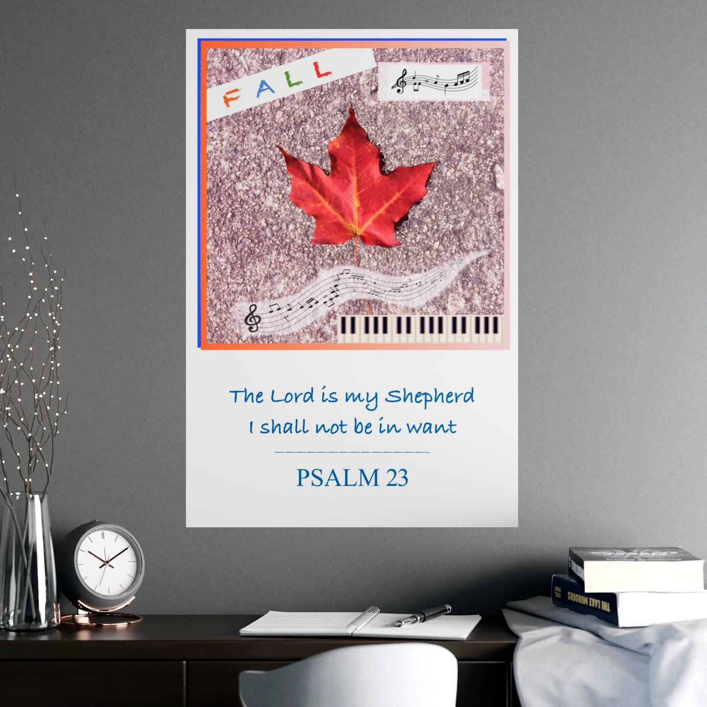 Seasonal Psalm Posters FALL season