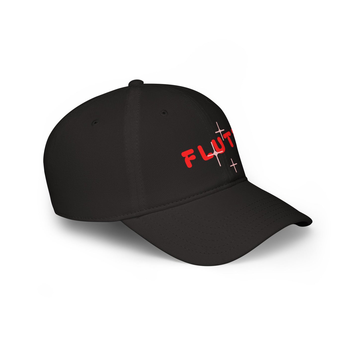 Flute Cross Embroidered Cap