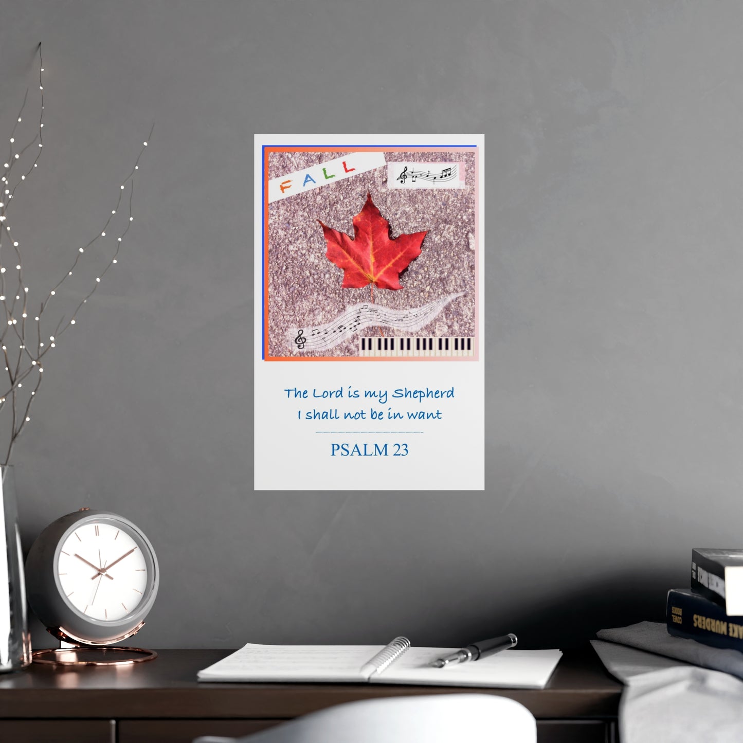 Seasonal Psalm Posters FALL season