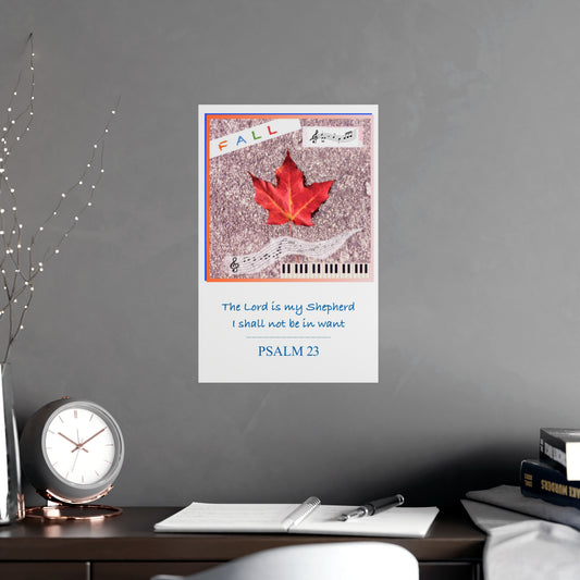 Seasonal Psalm Posters FALL season