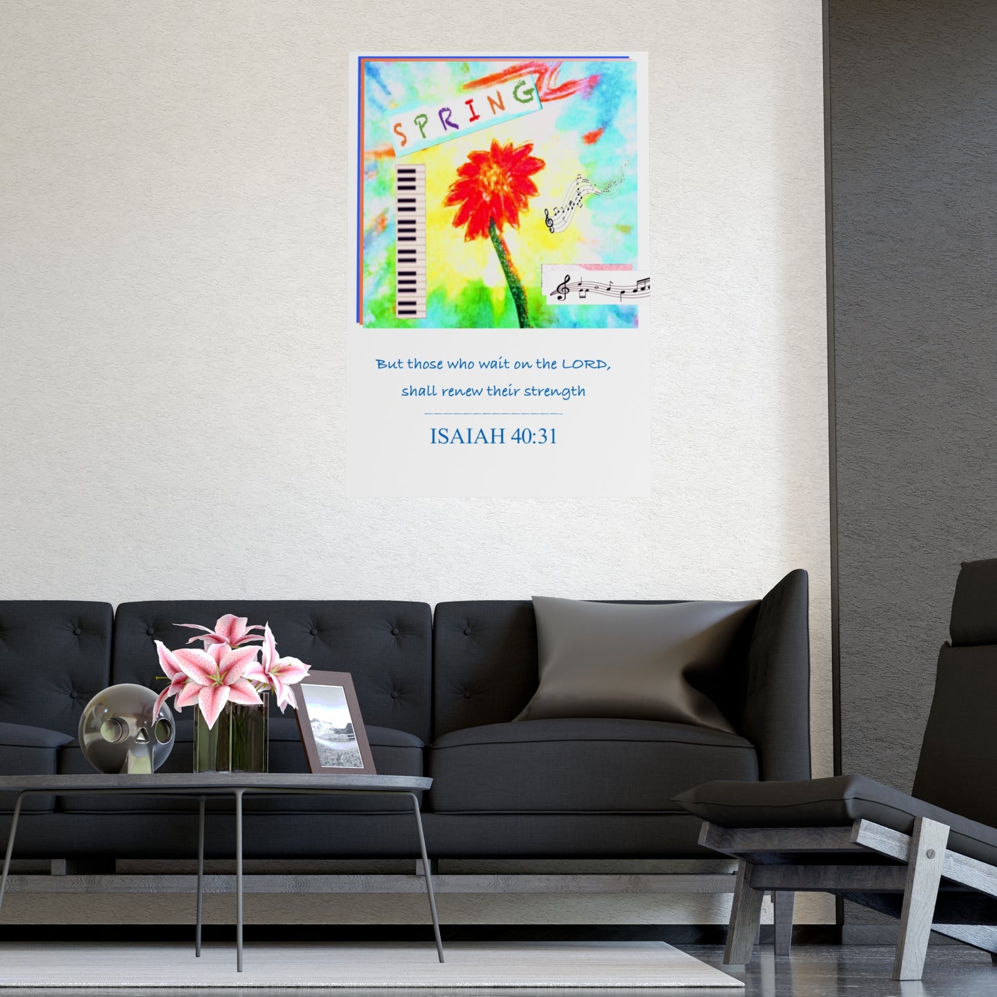 Spring Scripture Wall Art