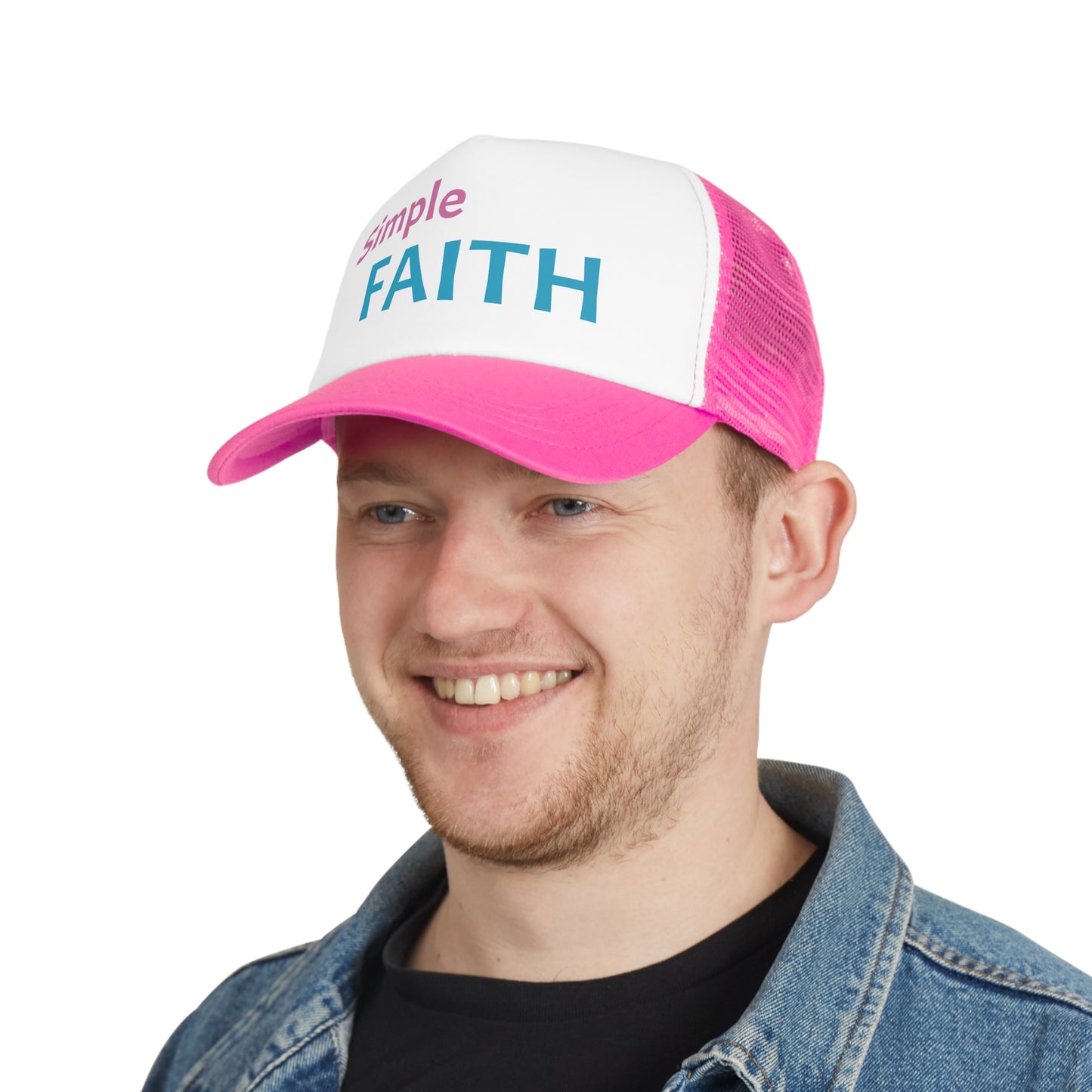 Simple Faith Hat, Religious Baseball Cap, Christian Dad Hat, Inspirational Hat, Unisex Prayer Cap Jesus Wear