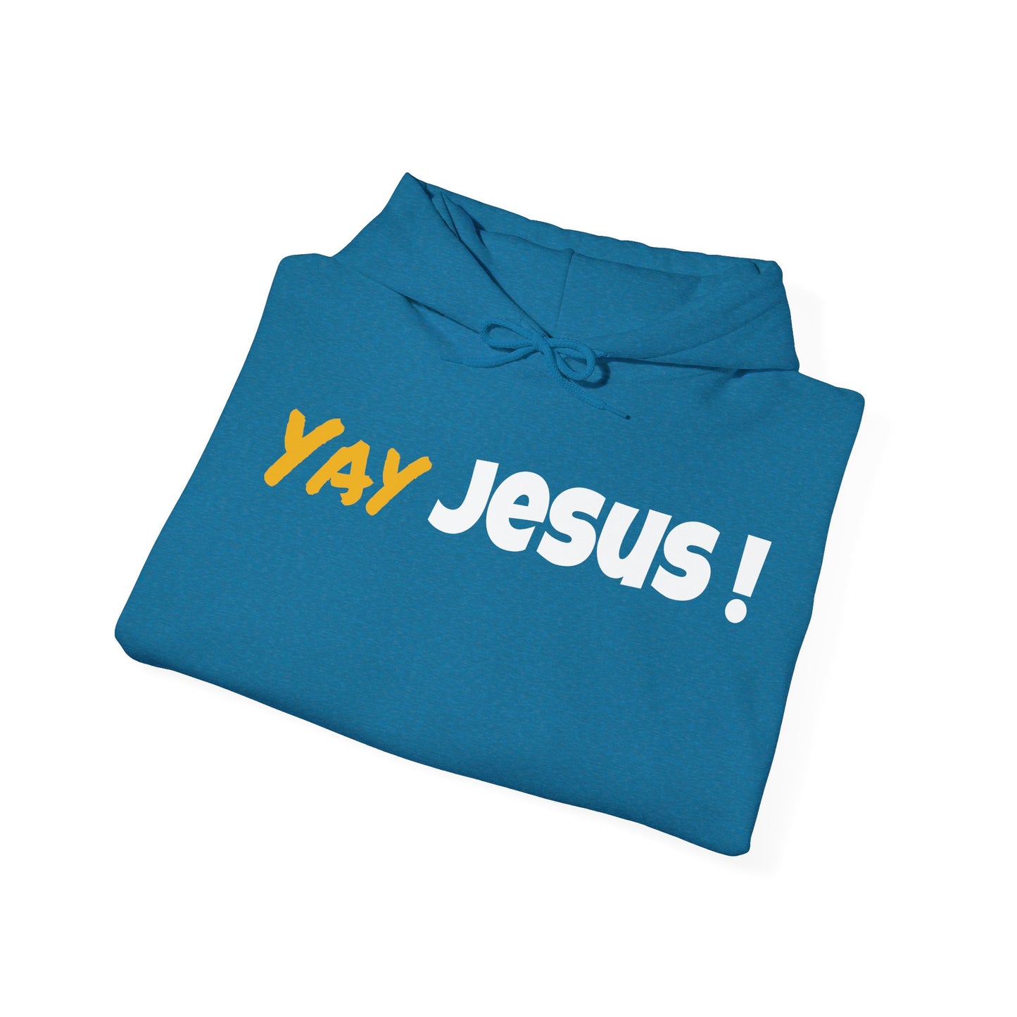 Yay Jesus Hoodie Gift, Christian Sweatshirt, Religious Shirt, Unisex Hooded Pullover, Religious Clothing