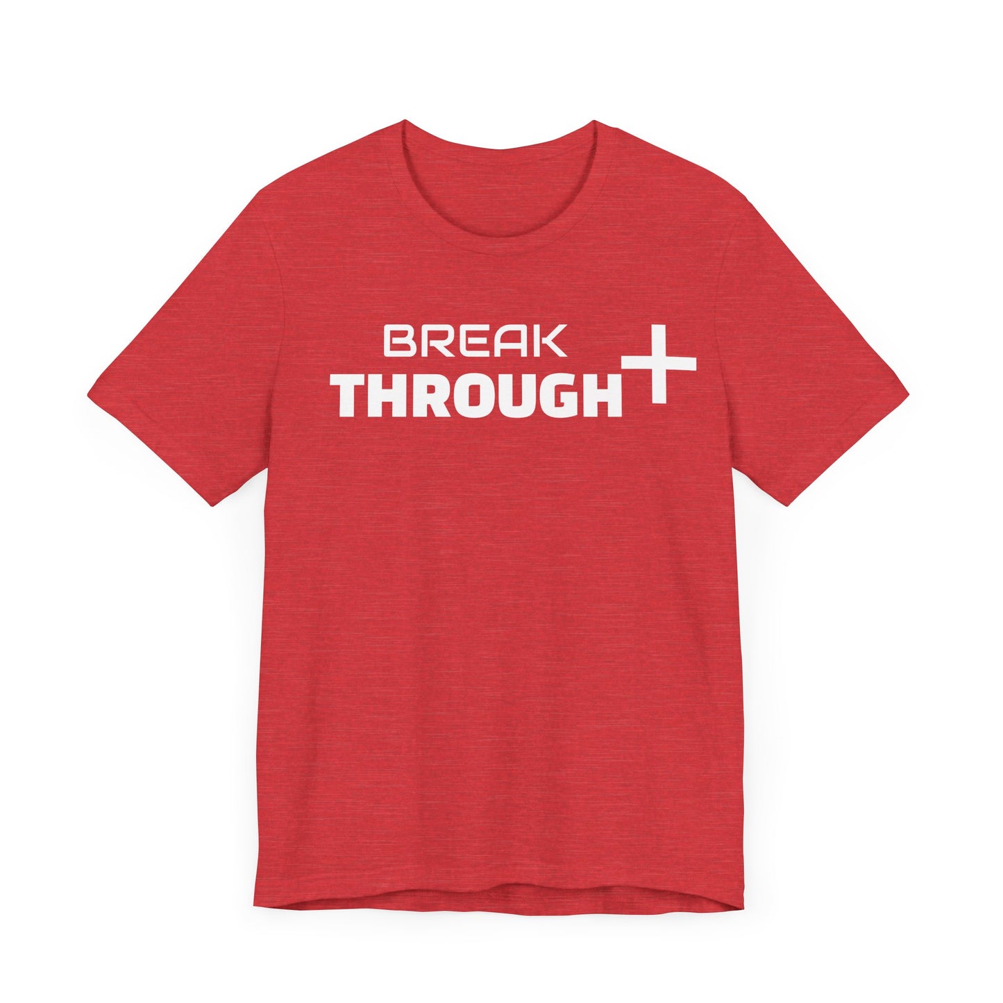 Breakthrough Unisex Tee, Inspirational Short Sleeve Shirt, Motivational Graphic Tshirt, Positive Quote Top, Empowering Tees, Encouraging