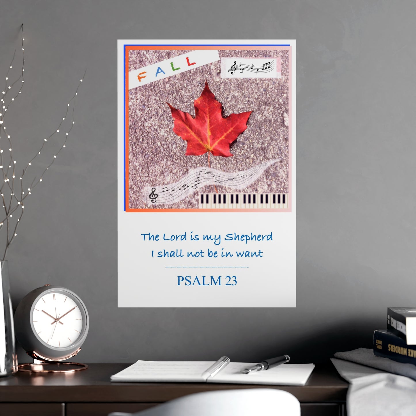 Seasonal Psalm Posters FALL season