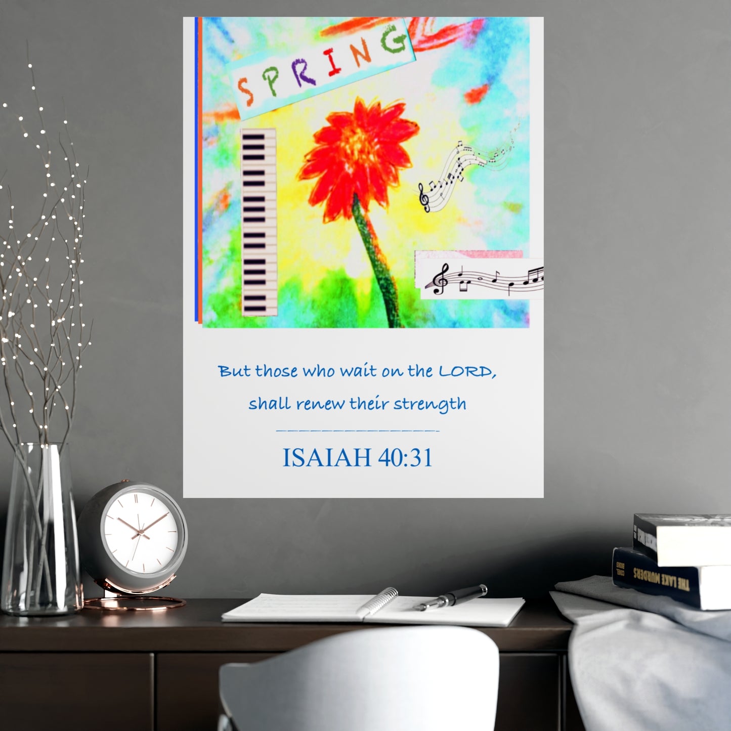 Spring Scripture Wall Art