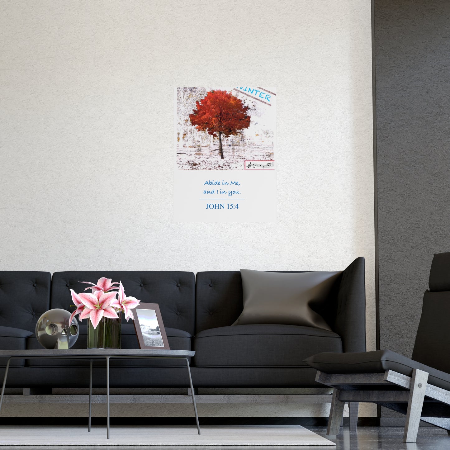 Winter Scripture Inspirational Art