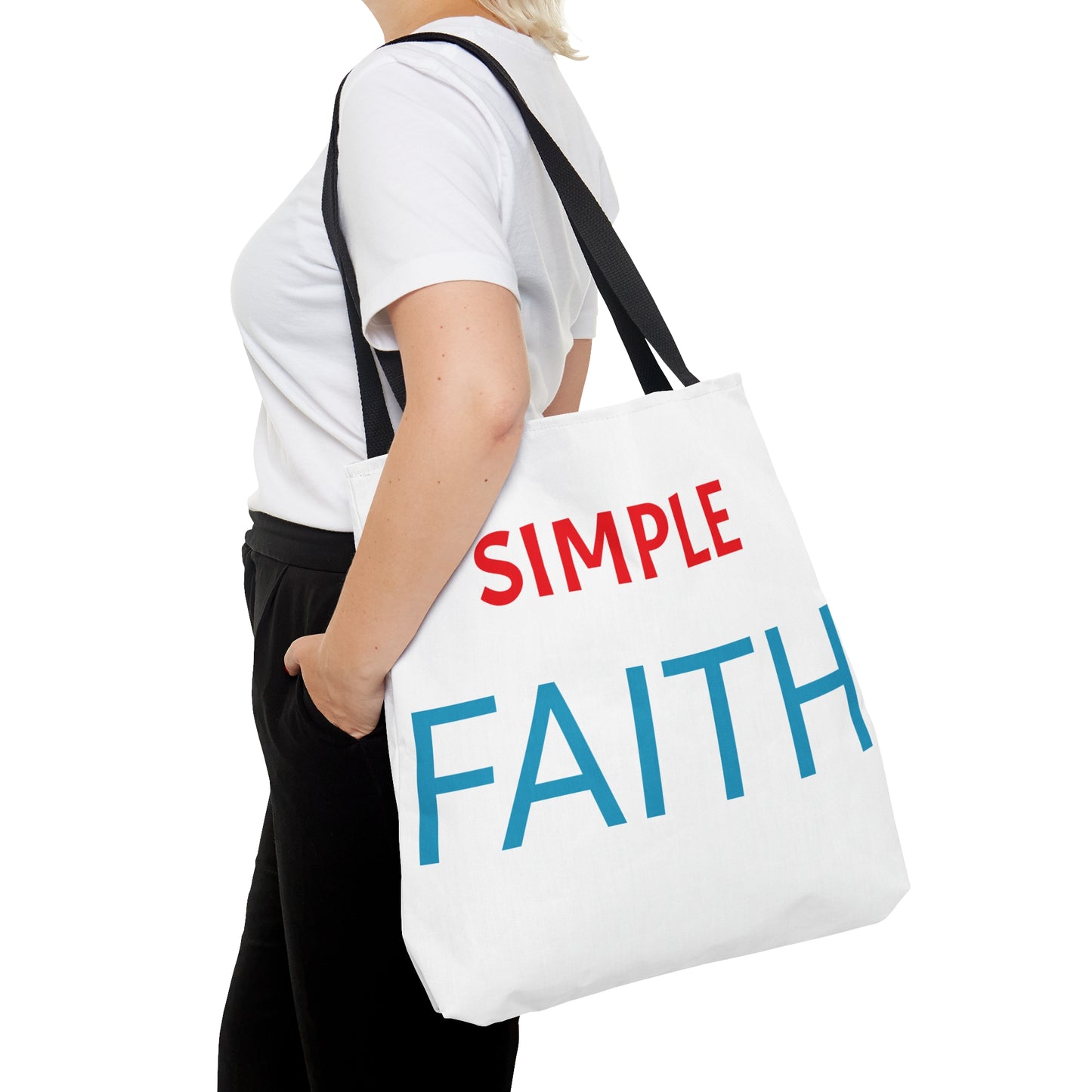 SIMPLE FAITH Tote Bag