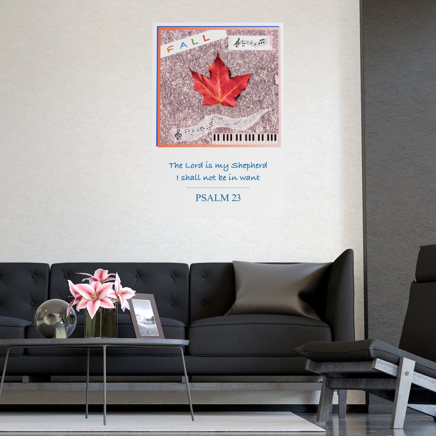 Seasonal Psalm Posters FALL season