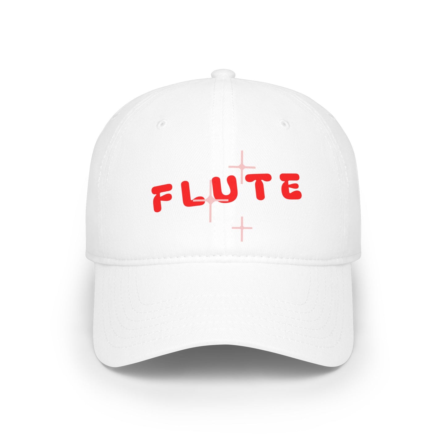 Flute Cross Embroidered Cap