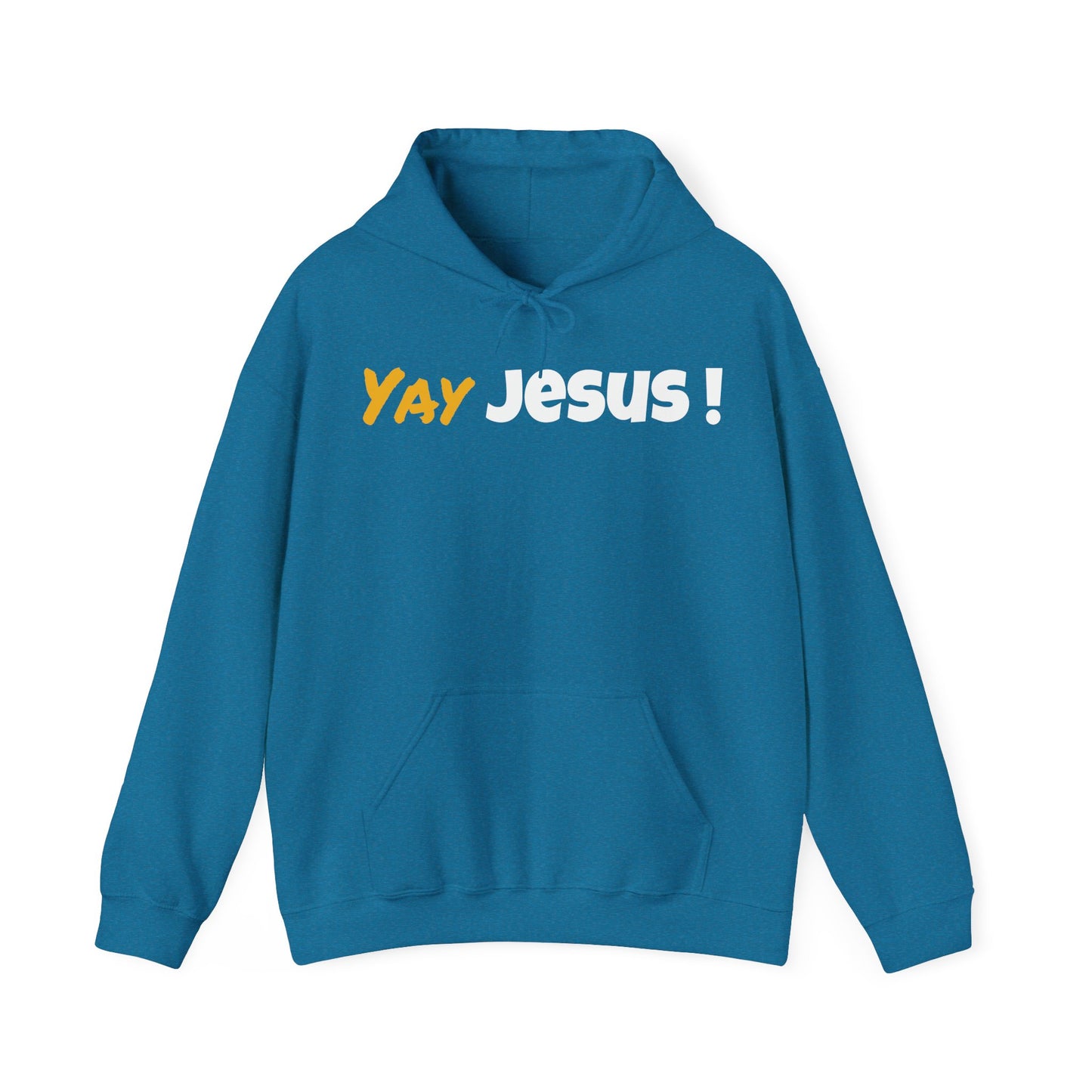 Yay Jesus Hoodie Gift, Christian Sweatshirt, Religious Shirt, Unisex Hooded Pullover, Religious Clothing