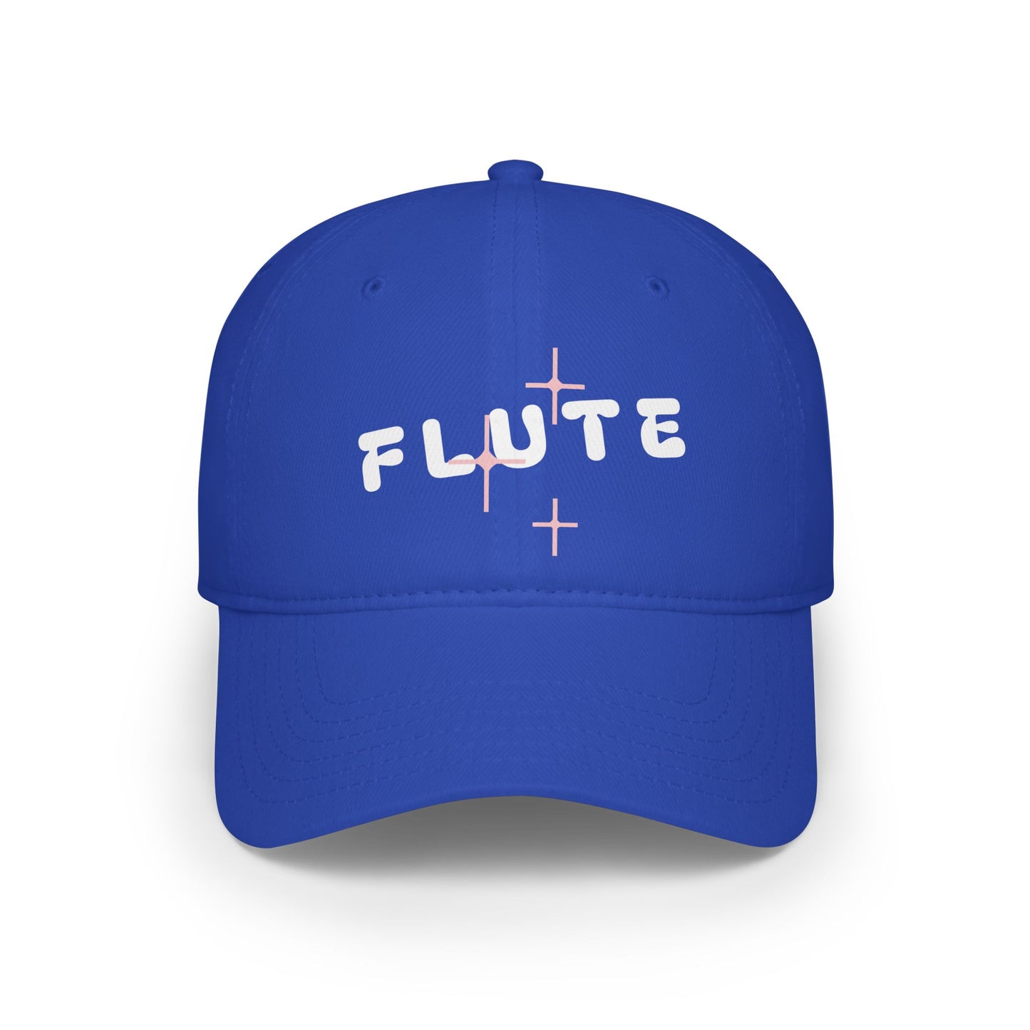 Flute Cross Embroidered Cap