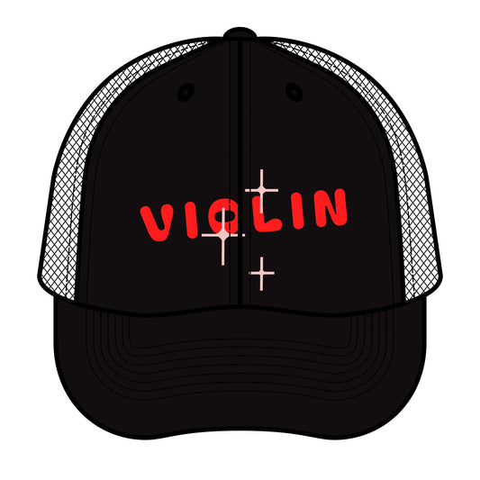 Violin Retro Hat — Musician Cap