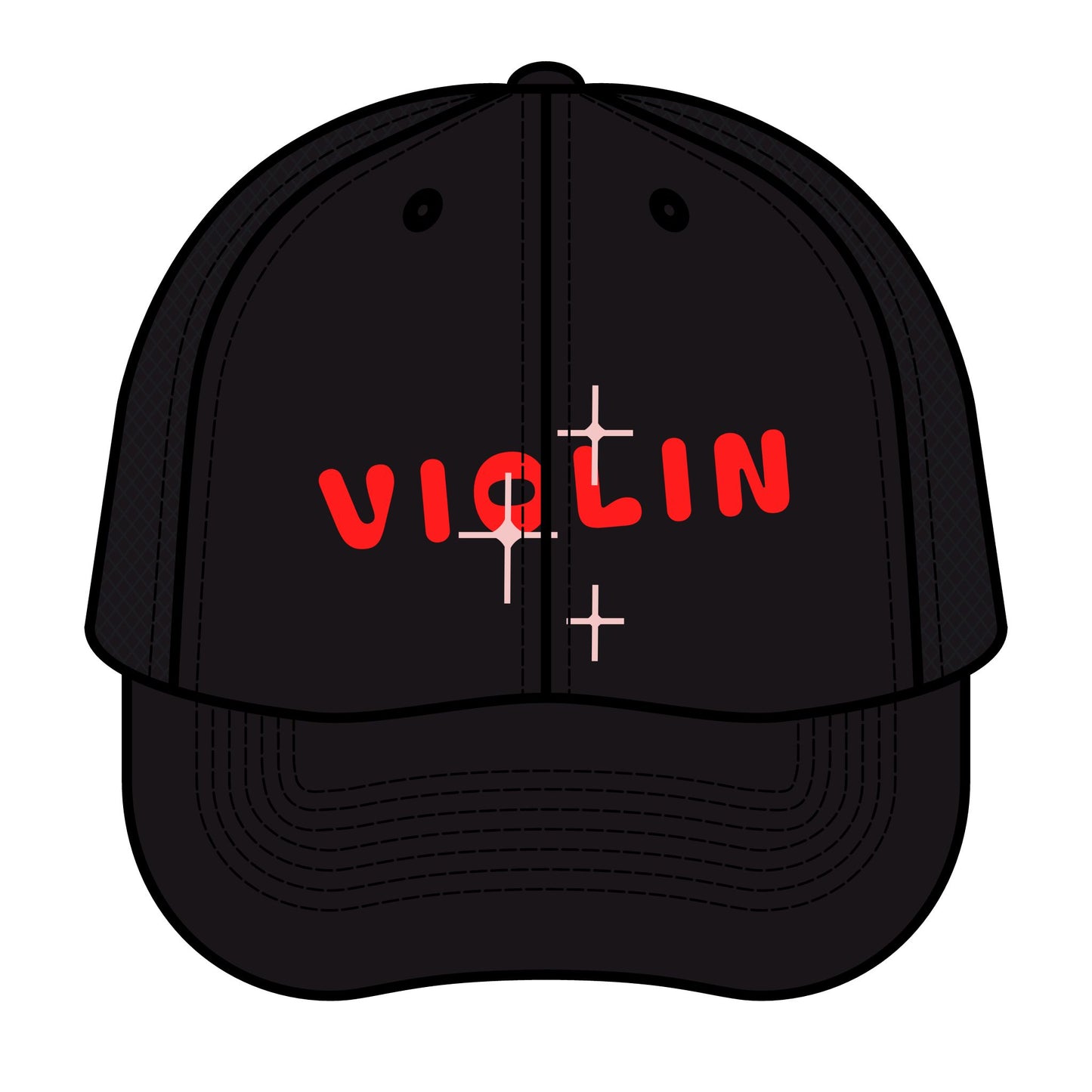 Violin Retro Hat — Musician Cap