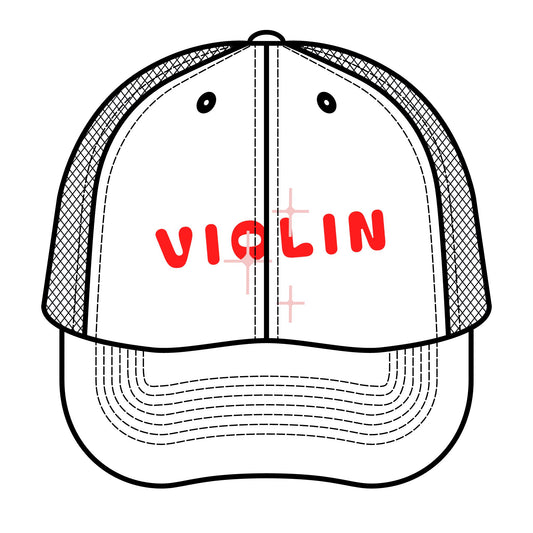 Violin Retro Hat — Musician Cap